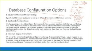 Part 10 SQL Server Administration in Amharic Language Database Configuration Options Part 1