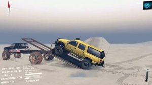 SpinTires Mod - Chevrolet 3500 Rollback tow truck