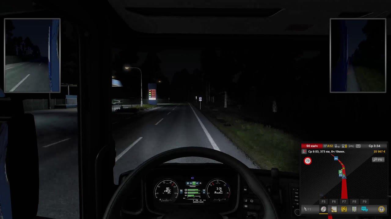 Играем в Euro Truck Simulator 2 смотреть онлайн