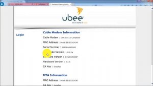 UBEE DVW3201B Modem/Router Setting To Bridge Mode Bypassing To Use As Modem Only