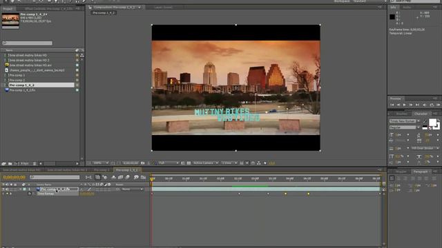 Adobe After Effects замедление времени смотреть онлайн