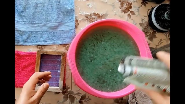Мастер класс по созданию бумаги ручного литья. Скрапбукинг