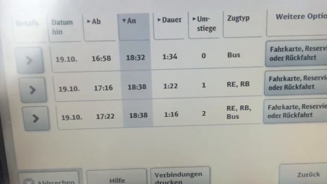 Как купить билет на поезд в автомате. Германия. 23.10.2013 смотреть онлайн