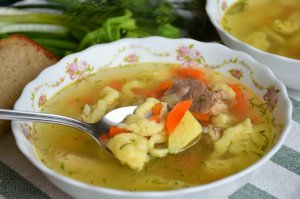 Настоящее объедение: суп с клецками на который мы "подсели" всей семьей (простой и вкусный рецепт)