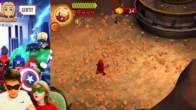 Gertit Plays with LEGO Marvel Superheroes Universe in Peril LEVEL 2 смотреть онлайн