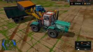 Farming Simulator 2017. мод трактор Т 150К с погрузчиком ТО 25.