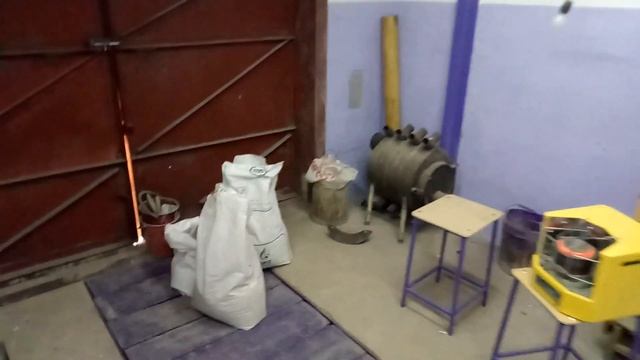 Ремонт гаража своими руками часть 14. Печь Булерьян в гараже. часть 1.  Garage repair. my garage.