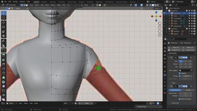 Создание персонажа в Blender. Руки. Часть 12. смотреть онлайн