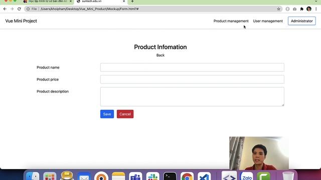 01. Học Vue Js qua project thực tế -  Giới thiệu tổng quan