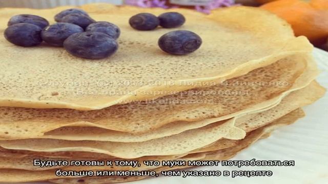 Веганские блины на овсяном молоке