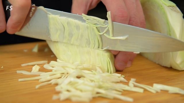 Как нарезать капусту. Нарезка капусты