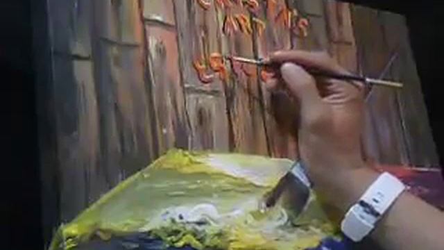 como pintar un cuadro para decorar un estudio de arte. por oscar zepeda. смотреть онлайн