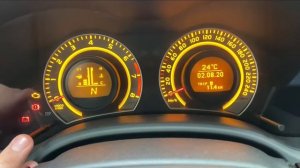 Toyota Corolla, Настройка часов.