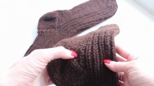 Носки теплые спицами / плотно сидящие на ноге /Расход пряжи, как вязала