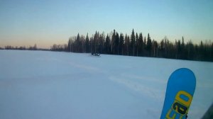 Первый выезд в пухляк на BRP TUNDRA EXTREME после утиля.