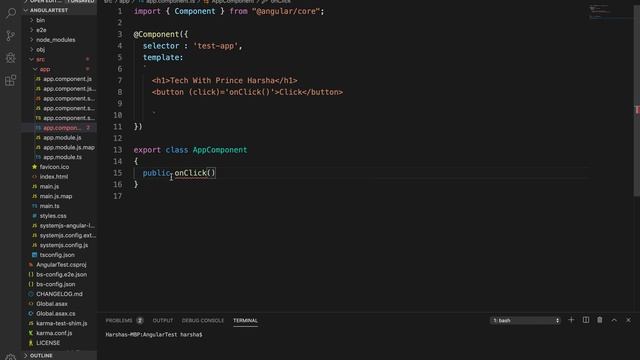 Angular 8 Event Binding смотреть онлайн