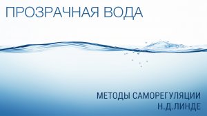 Поток воды в теле / Методы саморегуляции / Николай Дмитриевич Линде