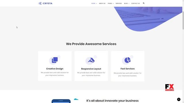 Crysta - Startup Agency and SasS Business WP Theme Grahame Erick смотреть онлайн