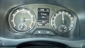 0-150 km/h Skoda Fabia RS 1.4 TSI DSG 180 KM (0-100 km/h 7s) acceleration