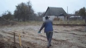 ТИСЭ. 005. Вынос осей дома на участке.