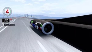 Thrust SSC vs Mercedes T80 at Special Stage Route X