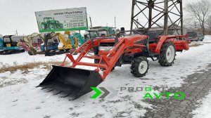 Минитрактор с куном купить прогрессавто KUBOTA GL19 с фронтальным погрузчиком 89145508880