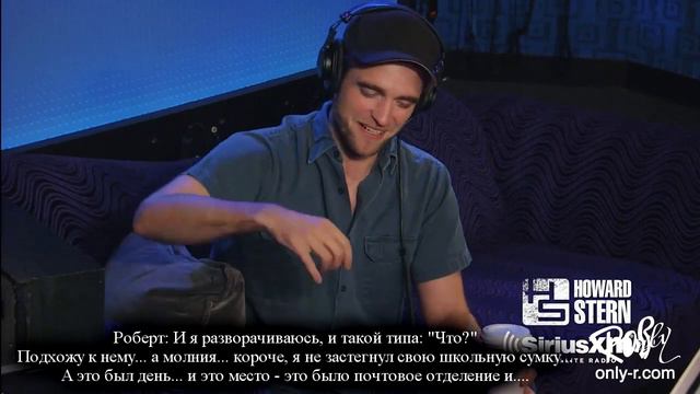 Robert Pattinson|Howard Stern Show часть 1