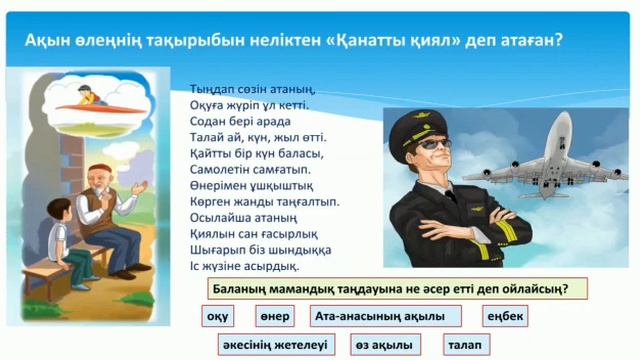 Әдебиеттік оқу 4сынып 91 сабақ  Армандар орындалады