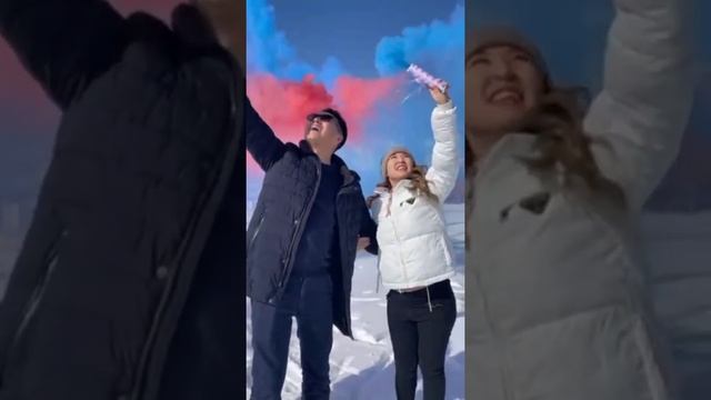 Цветной дым от GenderParty.kg. Дымовушки для гендер пати. Gender Reveal. Бишкек. Gender Party смотреть онлайн