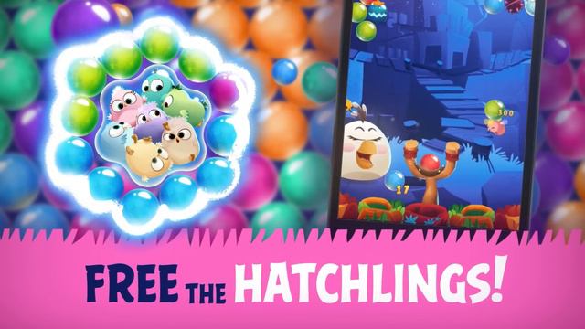 Angry Birds POP - Bursting with Color! смотреть онлайн