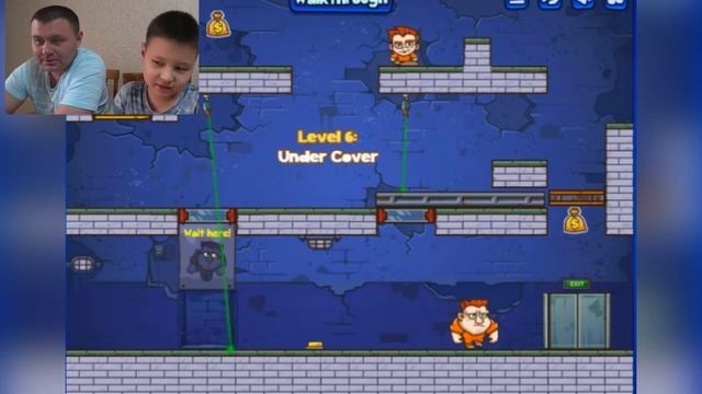 ПОБЕГ ИЗ ТЮРЬМЫ #1 убегаем от охранников в мультяшной игре Money movers DDGAME играет в игры смотреть онлайн