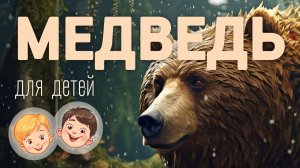 Медведь. Видео про животных для детей 3+