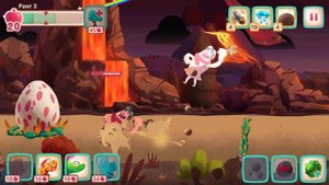 КУПИЛ МЕГА КРУТОГО динозавра РОККИ Весёлая игра про битву динозавров и людей / Dino Bash