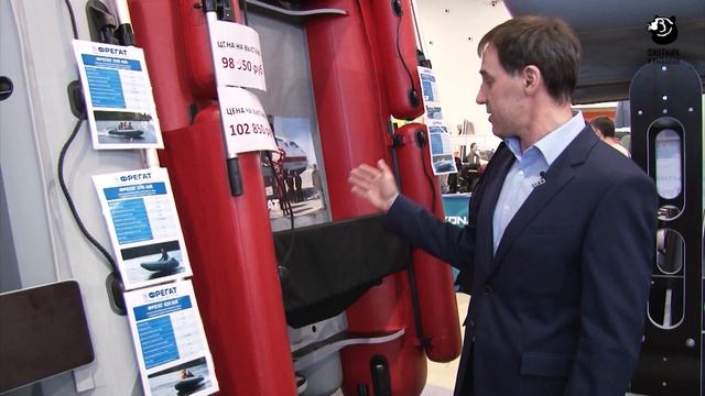 Кемпер Фрегат   1 й надувной дом на колесах на выставке Охота и рыболовство на руси 2018 в Москве