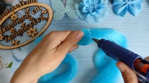 Бантики с волосами канекалон