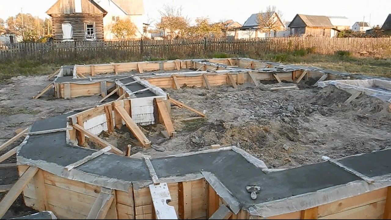 Мелкозаглубленный ленточный фундамент ч.11