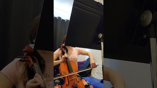 Vertical Viola Alto Violin Practice - Six Miniatures for Viola - V. Dark Mood - Violet Archer