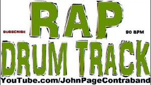 Rap Hip Hop Drum Beat Track 90 bpm Loop