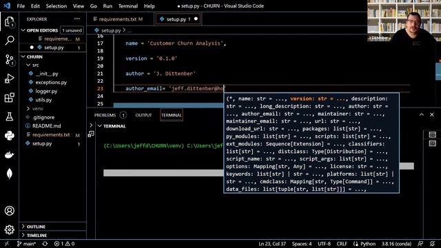 Video 2 Project Packaging and Dependency Management: Enterprise Level Data Science Project