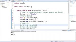 For Java Beginners: String