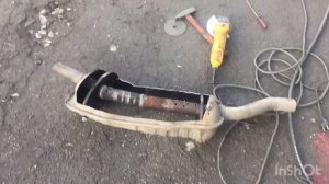 Переделка заводского выхлопа на большь приятный басистый выхлоп на бмв Е36 м43б18 BMW E36 M43B18