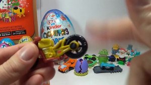 Новогодние киндеры Новая сборка MAXI Unboxing Kinder Surprise Eggs