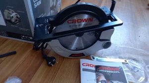 CROWN  1200watt  Дисковая пила, обзор покупки.