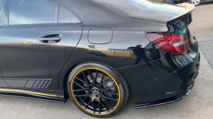 2017 67 Mercedes CLA45 AMG: Yellow Night Edition