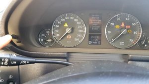 Mercedes-Benz W203 C klass Service Interval zurücksetzen, Сброс межсервесного интервала 2004-2007