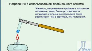 5.33. Нагревание с помощью спиртовки