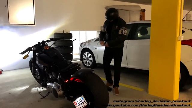 HarleyDavidson Breakout First Engine Start after 3 Months harley