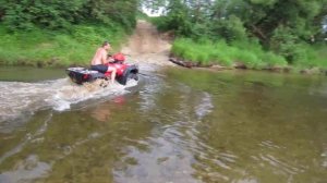 Водные процедуры Honda TRX680