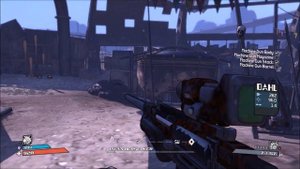 Borderlands. Side Quest: "Scavenger: Machine Gun."
