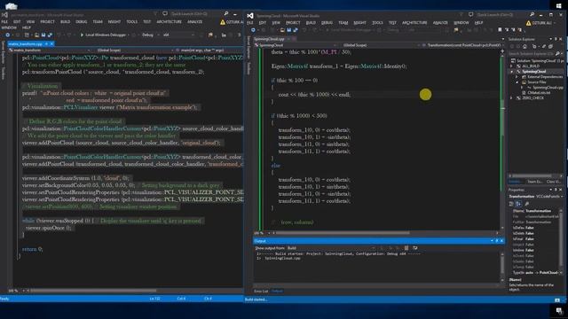 Working on PCL Tutorials (Spinning Cloud)-Part2 смотреть онлайн